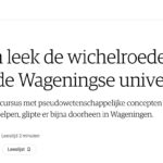 Skepsis in NRC over wichelroedes bij de WUR